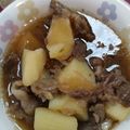 ひろちゃんダヨン's cooksnap of when they made 甘辛肉じゃが★牛肉玉葱簡単お弁当作り置き.