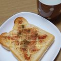 ﾋﾟﾛﾐ♡'s cooksnap of when they made あかりと粉チーズのトースト.