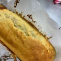 Blue。mom's cooksnap of when they made しっとりふわふわ米粉バナナパウンドケーキ.