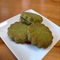 is♡'s cooksnap of when they made 抹茶クッキー★ホワイトチョコサンド.