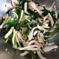 ☆ayami☆26's cooksnap of when they made ニラと筍のさっぱりナムル風.