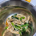 みーこ99829's cooksnap of when they made 小松菜とエノキの辛子醤油和え♪お弁当にも.