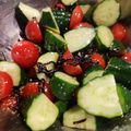 ＣＨＯＫＯちゃん's cooksnap of when they made きゅうりとトマトの塩昆布サラダ♡.