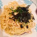 まめまるM's cooksnap of when they made 超簡単✤和風たらこクリームパスタ.