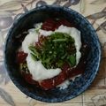 クックパパット's cooksnap of when they made マグロづけ山かけ丼.