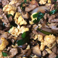 アツアツ's cooksnap of when they made 豚ばら肉とニラの和風玉子炒め.