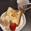 ほか弁ママ's cooksnap of when they made とろーり目玉焼きトースト.