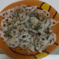 coffeemint's cooksnap of when they made おつまみにぴったり☆青のりバター蓮根.