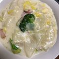 HarJCQ8B0☆'s cooksnap of when they made 白菜と大根と鶏肉のクリーム煮.