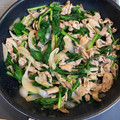 グクℓσνє♡'s cooksnap of when they made 行者にんにく(アイヌネギ)と豚肉の炒め物.