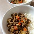 ame-ikuru's cooksnap of when they made トルコ風牛そぼろ❀トルコ料理.