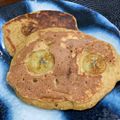 ※koko※'s cooksnap of when they made バナナときなこのオートミールパンケーキ.