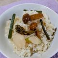 ponnko's cooksnap of when they made ☺白だしで超簡単♪炊飯器で山菜おこわ☺.