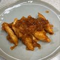 ☆すぬぴっぴ☆'s cooksnap of when they made ☆簡単！ささみのピリ辛甘酢だれ.