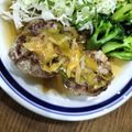 ★runa★'s cooksnap of when they made ハンバーグやステーキに❀ネギ和風ソース❀.