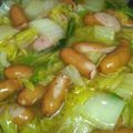 賄いのおばちゃん's cooksnap of when they made 白菜とウインナーの中華煮.