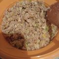 快晴☀️'s cooksnap of when they made レンジで！オートミールでカップチャーハン.