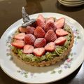 みさまつ's cooksnap of when they made レンジで簡単♪　抹茶のカスタード・クリーム.