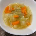 run※'s cooksnap of when they made キャベツたっぷりコンソメスープ.