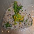 ゆるмαмα's cooksnap of when they made 春を満喫♪菜の花とゆかりのおにぎり.