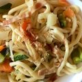 ☆ごはんできた☆'s cooksnap of when they made バタポン焼きうどん.
