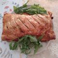 SakuranboX's cooksnap of when they made 塩鮭で簡単!サーモンのパイ包み焼き.