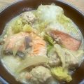 みのりっくす's cooksnap of when they made ☆鮭と白菜のチーズクリーム煮☆.