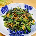 ルパンのかあさん☆彡's cooksnap of when they made 小松菜とひじきと人参のゴマ炒め☆貧血対策.