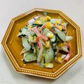 あっこ姉's cooksnap of when they made きゅうりとコーンとかにかまのデリサラダ.