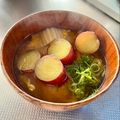azbjbn's cooksnap of when they made 我が家のお味噌汁＊白菜とさつまいも＊.