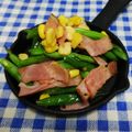 ととろ＆めい's cooksnap of when they made いんげん☆ベーコン☆コーンの炒め物.