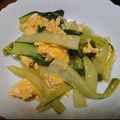 みかＰ's cooksnap of when they made スピード副菜！チンゲン菜と卵の生姜炒め.