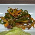 ＊＊天然水＊＊'s cooksnap of when they made ピーマンとさつまいものきんぴら.
