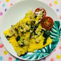 チェックのミニくま's cooksnap of when they made フライパン一つで簡単♪ミートオムレツ.