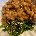 めりーのひつじ's cooksnap of when they made 簡単☆おかず☆おつまみ☆ほうれん草納豆.