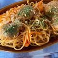 fujiaya126's cooksnap of when they made ちょい楽しよう♪子どもナポリタン.
