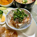 にきけん's cooksnap of when they made 釜揚げしらすをのせただけ！先ずは！の冷奴.