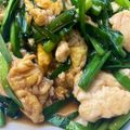 チビクウ's cooksnap of when they made 簡単5分で☆ニラ玉豆腐のオイスターソース.