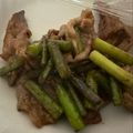 momotaroxx's cooksnap of when they made ビールに合う！！豚肉とにんにくの芽炒め.