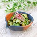 Satoco❋'s cooksnap of when they made ♡胡麻香るキュウリとナスのごま油和え.