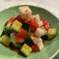 ゆいめいママ☆'s cooksnap of when they made 長芋ときゅうり、トマトの和風サラダ♬.