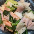 kei☆1121's cooksnap of when they made カブ・小松菜・ハムの塩炒め☆.