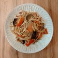 neko＊and…'s cooksnap of when they made 豚バラと茄子ともやしのみそ炒め.