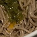 MULA's cooksnap of when they made 簡単美味しい♫黄身のせ味付めかぶそば♫.