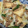 kaori238's cooksnap of when they made 厚揚げキャベニラ甘辛炒め☆.