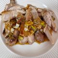とら's cooksnap of when they made 簡単！揚げない鶏もも油淋鶏（ネギソース）.