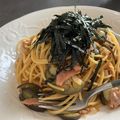 みにぽよ's cooksnap of when they made ベーコンとなすの和風パスタ.