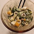 アクセル☆'s cooksnap of when they made きゅうりと竹輪のおかかマヨサラダ.