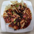 宮っち's cooksnap of when they made 長いもとベーコンのチーズチヂミ.
