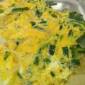 賄いのおばちゃん's cooksnap of when they made しめじとニラのふわとろ卵とじ.